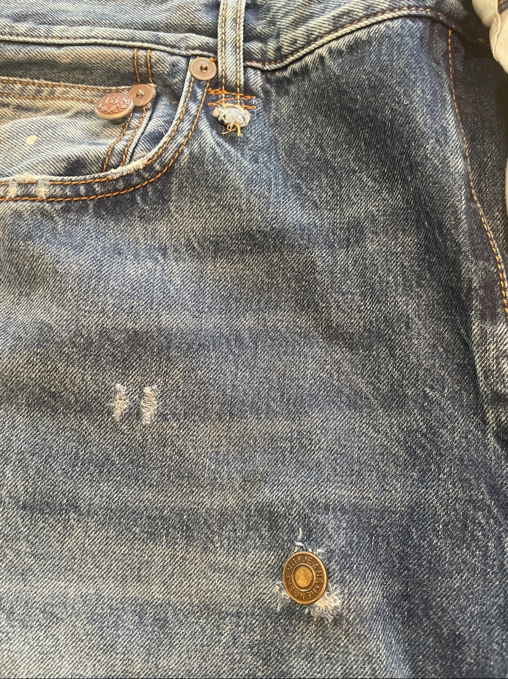 R13 Cross-Over Jeans - Jasper wash. sz 28 - Picture 9 of 9